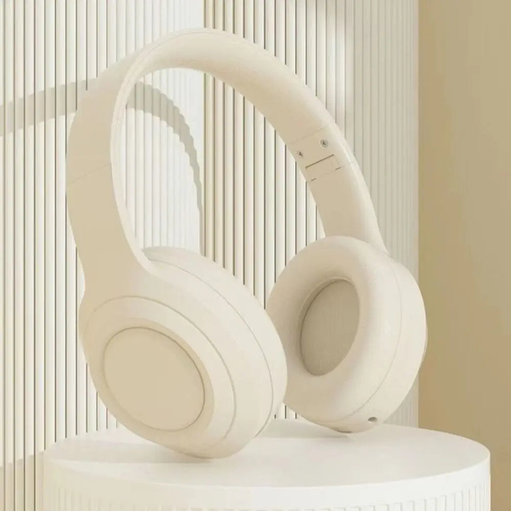Bluetooth 5.3 Wireless Bluetooth Headphones Adjustable Headband HIFI Stereo Over Ear Headsets Foldable Design Noise Reduction